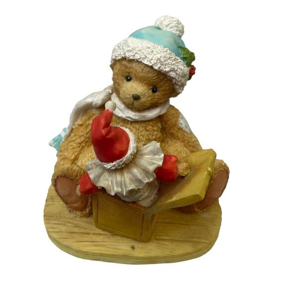 Vintage 1992 Cherished Teddies Douglas 950661 Let's Be Friends Christmas Bears - Picture 1 of 5